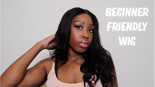 Trying A T Part, Fake Scalp Closure Wig | Unice Hair Review | 18In Body Wave