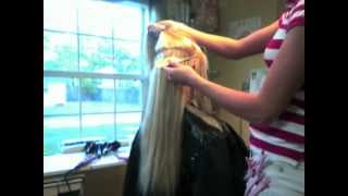 ~How To Apply Fusion Hair Extensions!~By Brittany Greek Salon Jacksonville Fl The Salon Of Jax Beach