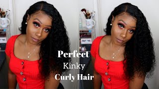 Best  Kinky Curly 13X6 Lace Front Wig || Wiggins Hair