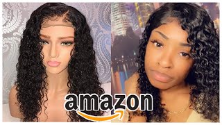 Omg I Love This Wig From Amazon !! Watch Me Apply It Must Watch