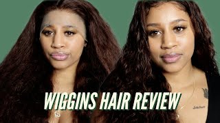 Wiggins Hair Deep Wave Review | 26In Loose Deep Wave Lace Front Wig Install & Color No Bleach |