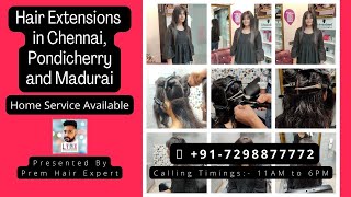 Permanent Hair Extensions In Chennai | Pondicherry | Madurai | Home Service @ +91-7298877772