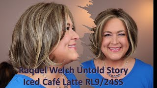 Raquel Welch Untold Story In Iced Cafe Latte Ss9/24Ss | New Wig For 2022 | Cute Bouncy Layered Bob