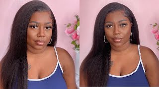 Kinky Straight Lace Front Wig | Affordable Amazon Wig | Must Have!