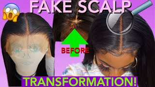 Find The Lace! Undetectable Fake Scalp! How To Fix+ Transform For Flawless Melted Lace Install