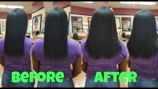 What Is You Doing Babe?!| Relaxed Hair Update| Kennysweets