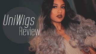 Grey Ombre Lace Front Wig Review | Uniwigs