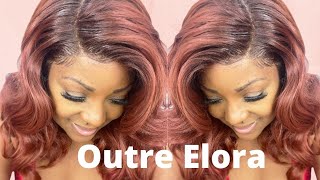 Outre Synthetic Melted Hairline Deluxe Wide Hd Lace Front Wig Elora || Beautibymark