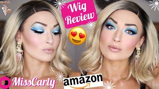 ✨Lace Front Wig Review!✨ Blonde Ombre | Sapphire Wigs - Amazon Wig Under $40! Cutest Bob Wig Ever!