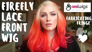 Uniwigs - Firefly - Red Ombre Synthetic Lace Front Wig