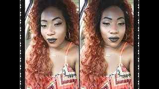 Brown Sugar Seamless Human Hair Blend Lace Front Wig – Bs503 Tahiti For Blackhairspray.Com