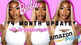 $40 Amazon Ombre Blonde Lace Front Wig | 4 Month Update!! | Ft K'Ryssma