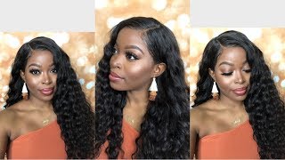 Very Natural & Affordable Lace Frontal Wig: Deep Wave Ft. Alipearl