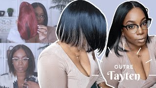  Buy Or  Bust? Outre Color Bomb Tayten Synthetic Wig Review 12 Inch Short Bob Wig 3 Colors