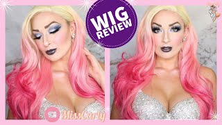 ✨Lace Front Wig Review! ✨ Every Style Hair   Hot Pink Ombre Wig  Amazon