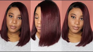Perfect For Summer | Gorgeous Ombré Bob Lace Front Wig | Afsisterwig