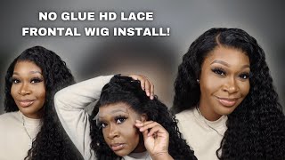 Start To Finish Flawless Hd Lace Frontal Wig Install (No Glue Needed) Ft. Ali Pearl