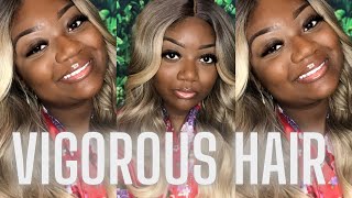 Let’S Talk About This Ombre Ash Blonde Lace Front Wig | Vigorous Hair | Daneeondabeattv