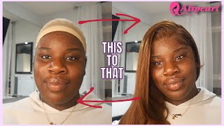 Installing A Frontal Wig On Myself For The First Time *Super Beginner Friendly* | Ms Angeline Kors