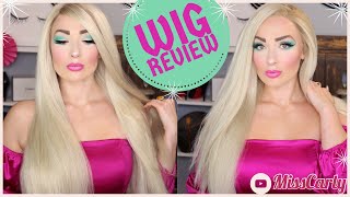 ✨Lace Front Wig Review! ✨ K'Yrssma | Blonde Ombre | Amazon Wig Under $40 //  Best Hairline!