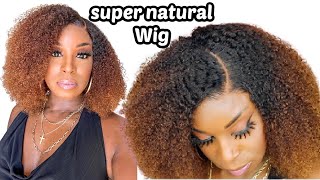 Omg!!!  Most Realistic Natural Hair Wig!!! | Ombre Hd Lace Front Wig Protective Styling