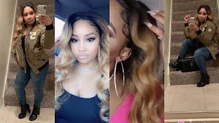 Tinashe Hair Ombre Straight 13X6 Lace Front Wig