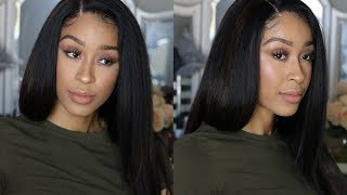 Sensationnel Human Hair Blend Lace Front Wig Sunniva Review | Sam'S Beauty