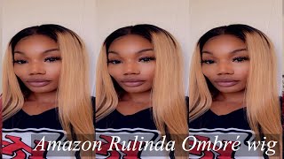 Amazon | Rulinda Ombre Lace Front Wig | Brazilian Straight