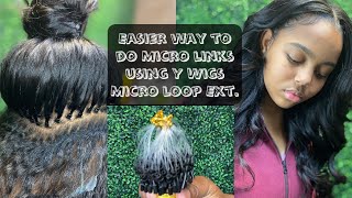 Micro Loop Extensions Made Easier And Simple!! Watch How I Install Them! | Ft. Y Wigs Hair