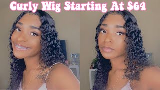 Affordable Curly Human Hair Lace Front Wig Starting At $64 Ft. Mellow Hair Wigs