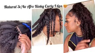 How To Install Natural I-Tip / Microlink Hair Extensions On 3C/4A Natutal Hair  | Betterlength