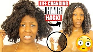 Never Struggle With Detangling Dry/ Matted Natural Hair Again! // Using Only 1 Product!