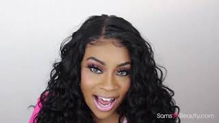 The Stylist Human Hair Blend 13X6 Invisible Hd Transparent Lace Frontal Wig Selena | Samsbeauty.Com