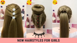 3 Cute Hairstyles   Easy Hairstyles  Hairstyles For Long Hair #Shorts