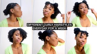 Different Curly Hairstyles Everyday For A Week