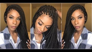 I See The Hype  The Best Box Braided Wig I Have Ever Seen | Neat And Sleek Judy - Box Braided Wig