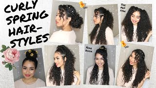 7 Spring/Summer Hairstyles For Naturally Curly Hair! By Lana Summer