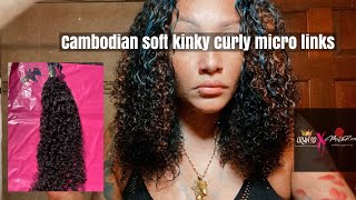 Micro Link Install Mini Tutorial | Inkm3Up.Com Cambodian Soft Kinky Curly X