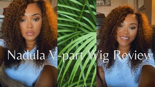 Nadula Hair Review: V-Part Wig| No Leave Out| No Glue| Natural Human Hair Wig