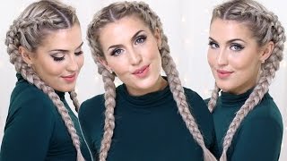 How To: Dutch Braids With Clip In Extensions