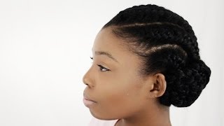 How To Do Goddess Braids With Weave Extensions On Natural Hair Supplies Tutorial Part 1