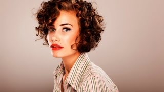 How To Style Short Curly Hair | Short Hairstyles
