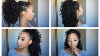 Hairstyles For 3Rd Day Curls! // Natural 3C Hair