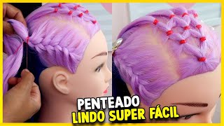 Penteado Infantil Com Liguinhas / Penteado Infantil / Rubber Band Hairstyle For Long Hair