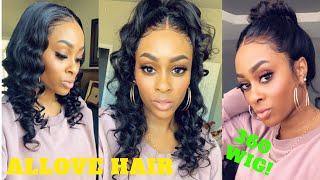 360 Lace Frontal Wig Install For Beginners | 3 Styles | Allove Hair