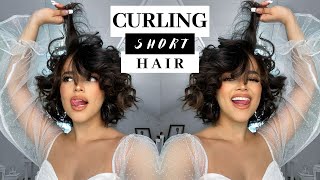 How I Curl My Short Hair | Cassidy Maysonet