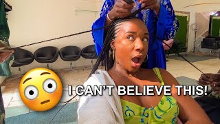 Girl Gets Hair Braided By 3 African Women.. The Results Are Shocking! Ft. Ulahair