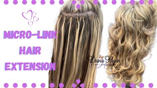   How To Install Micro-Link Hair Extensions On Straight Hair | Pagans Beauty