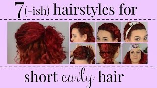 7(Ish) Hairstyles For Short, Curly/Wavy Hair | Beautywithb