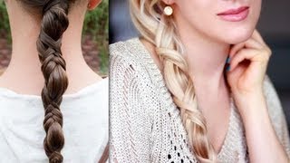 Astrid Braid Hair Tutorial From "How To Train Your Dragon" Criss Cross Ponytail Hairstyle